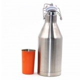 Large vacuum S/S beer growler